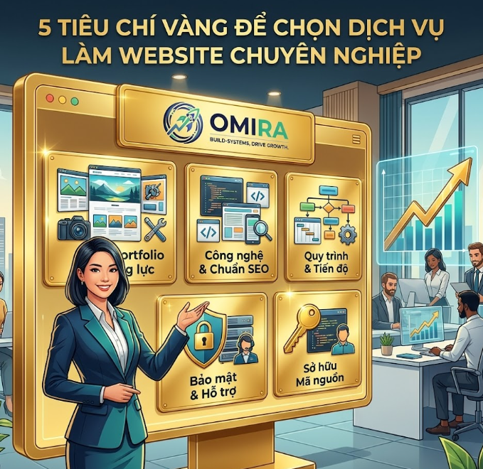 5 Tiêu Chí Vàng Để Chọn Dịch Vụ Làm Website Chuyên Nghiệp 