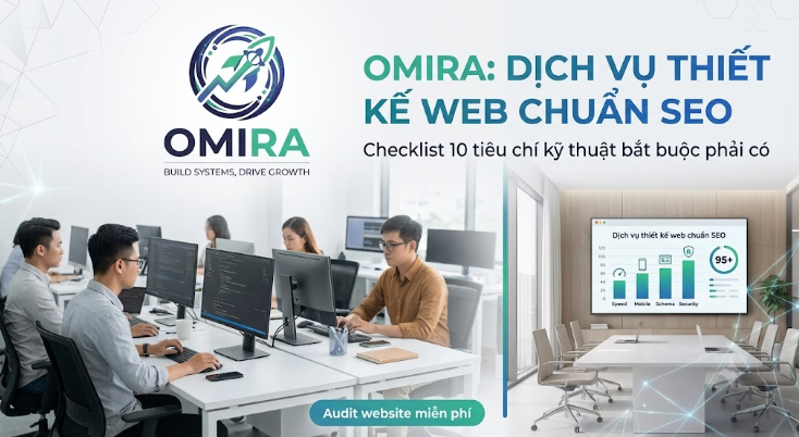 Dịch vụ thiết kế web chuẩn SEO Checklist 10 tiêu chí kỹ thuật bắt buộc phải có