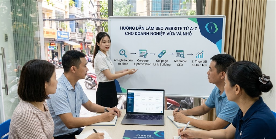 Hướng dẫn làm SEO website từ A-Z cho doanh nghiệp vừa và nhỏ