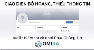 Giao diện trang sơ sài, thiếu đồng bộ bộ nhận diện thương hiệu