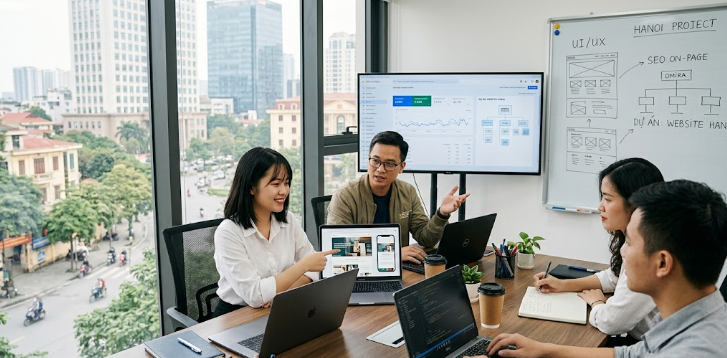 Quy trình thiết kế website tại Hà Nội chuyên nghiệp tại Omira