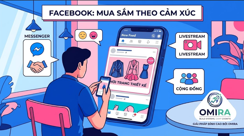 Bán Hàng Trên Facebook: mua sắm theo cảm xúc